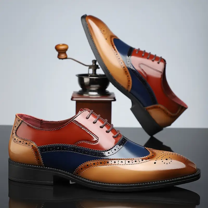 Jack | Classic And Distinguished Two-Tone Leather Shoes 6