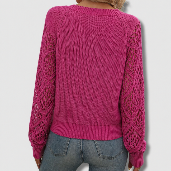 Jade | Elegant V-Neck Sweater 2