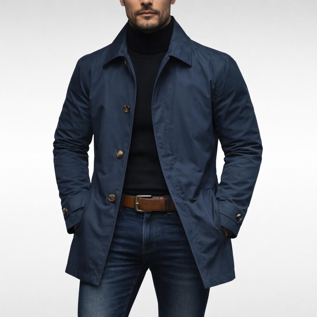 Jason | Weather-resistant and timeless long coat 1