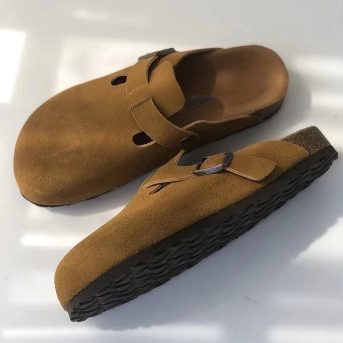 Jasper | Suede Clogs - Adjustable Buckle, Unisex Comfort 2
