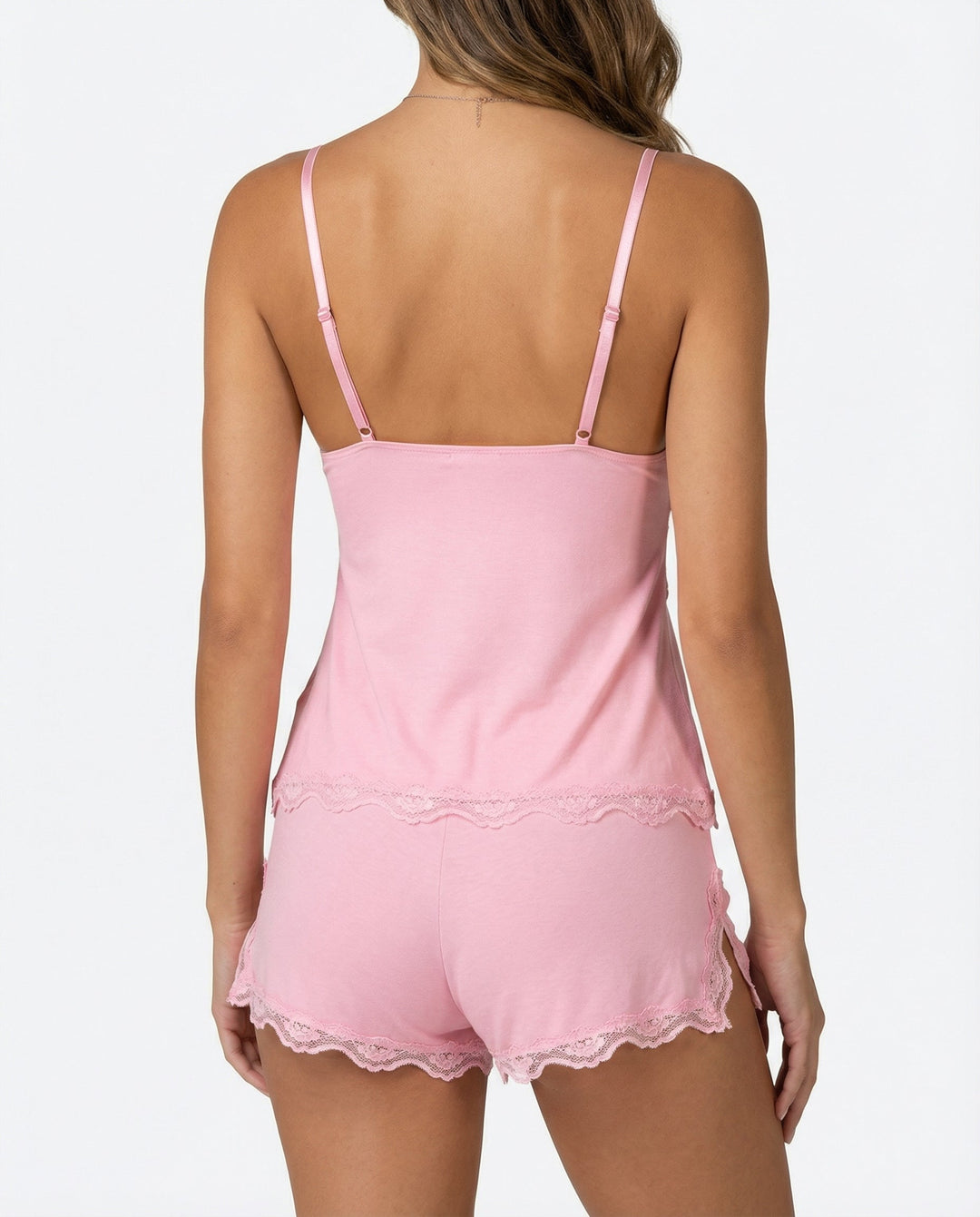 Jennifer | Elegant Lace Trim Cami & Short Set 3