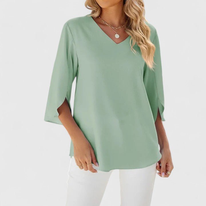 Jessica | Comfortable And Elegant Ruffle Chiffon Blouse 7
