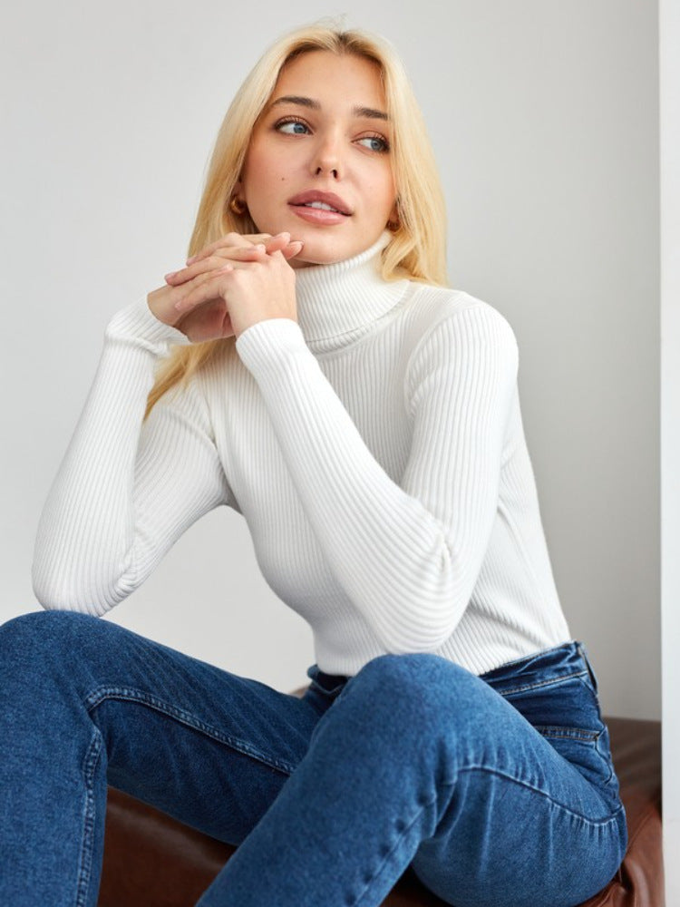 Jessika | Classic cotton turtleneck sweater 0
