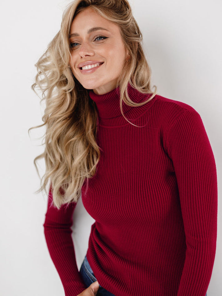 Jessika | Classic cotton turtleneck sweater 22