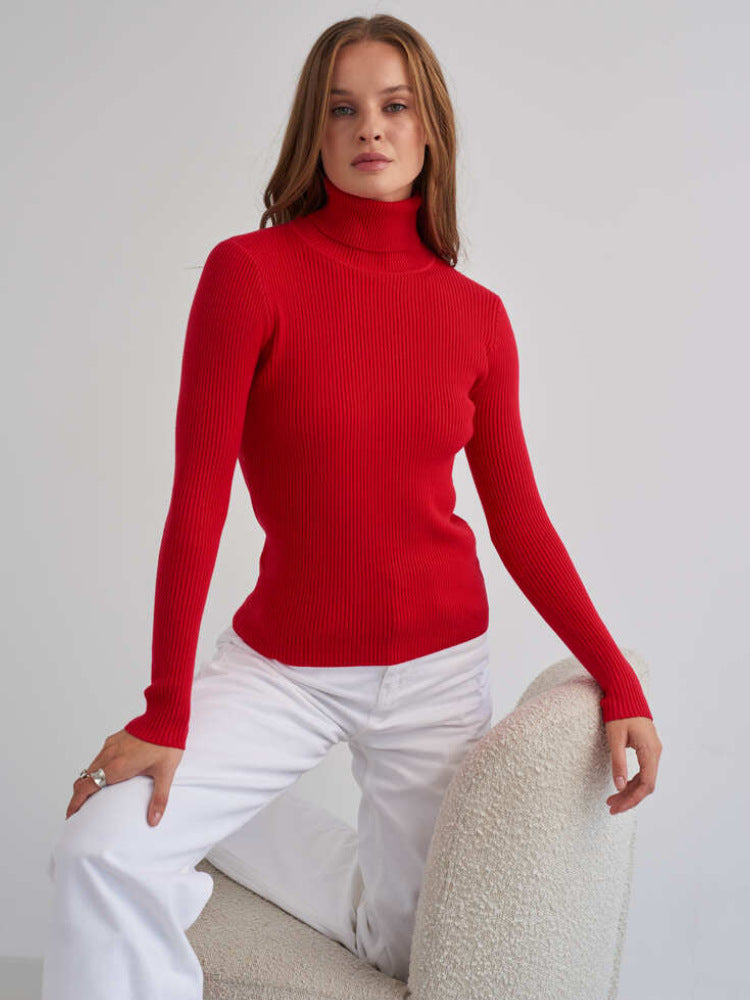 Jessika | Classic cotton turtleneck sweater 4