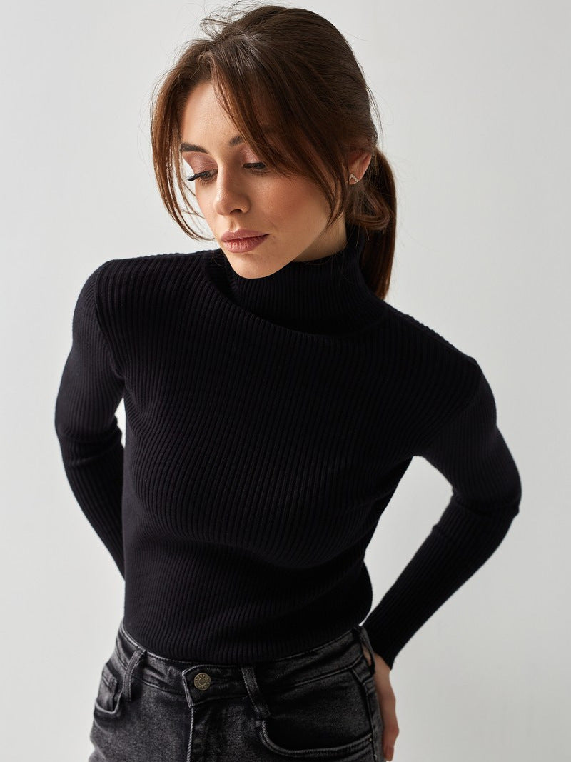 Jessika | Classic cotton turtleneck sweater 8