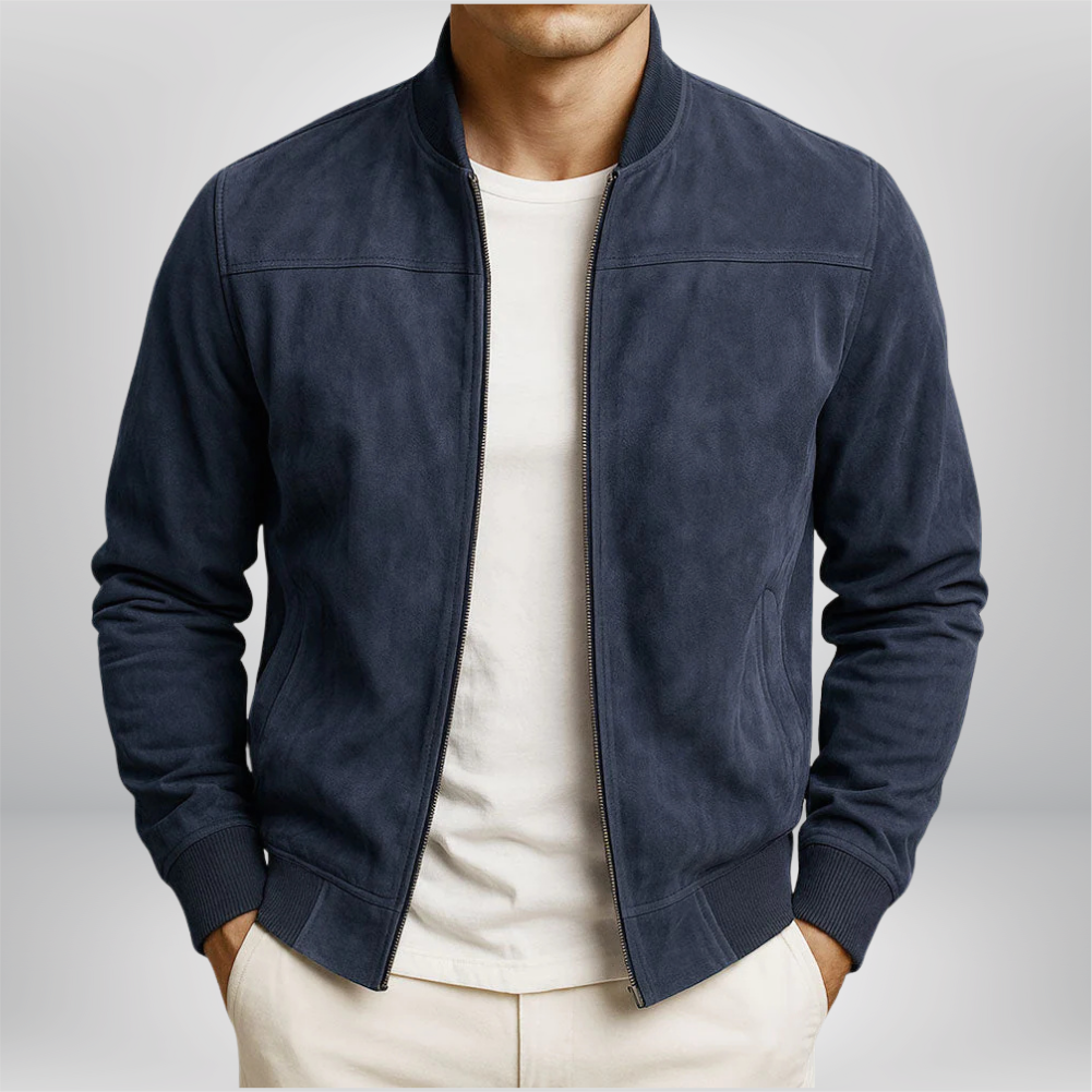 Jovian | Modern, Minimalist Bomber Jacket – Elegant & Breathable Classic Style 2