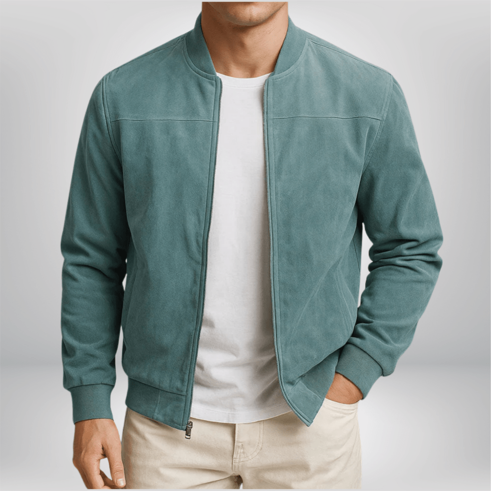 Jovian | Modern, Minimalist Bomber Jacket – Elegant & Breathable Classic Style 4