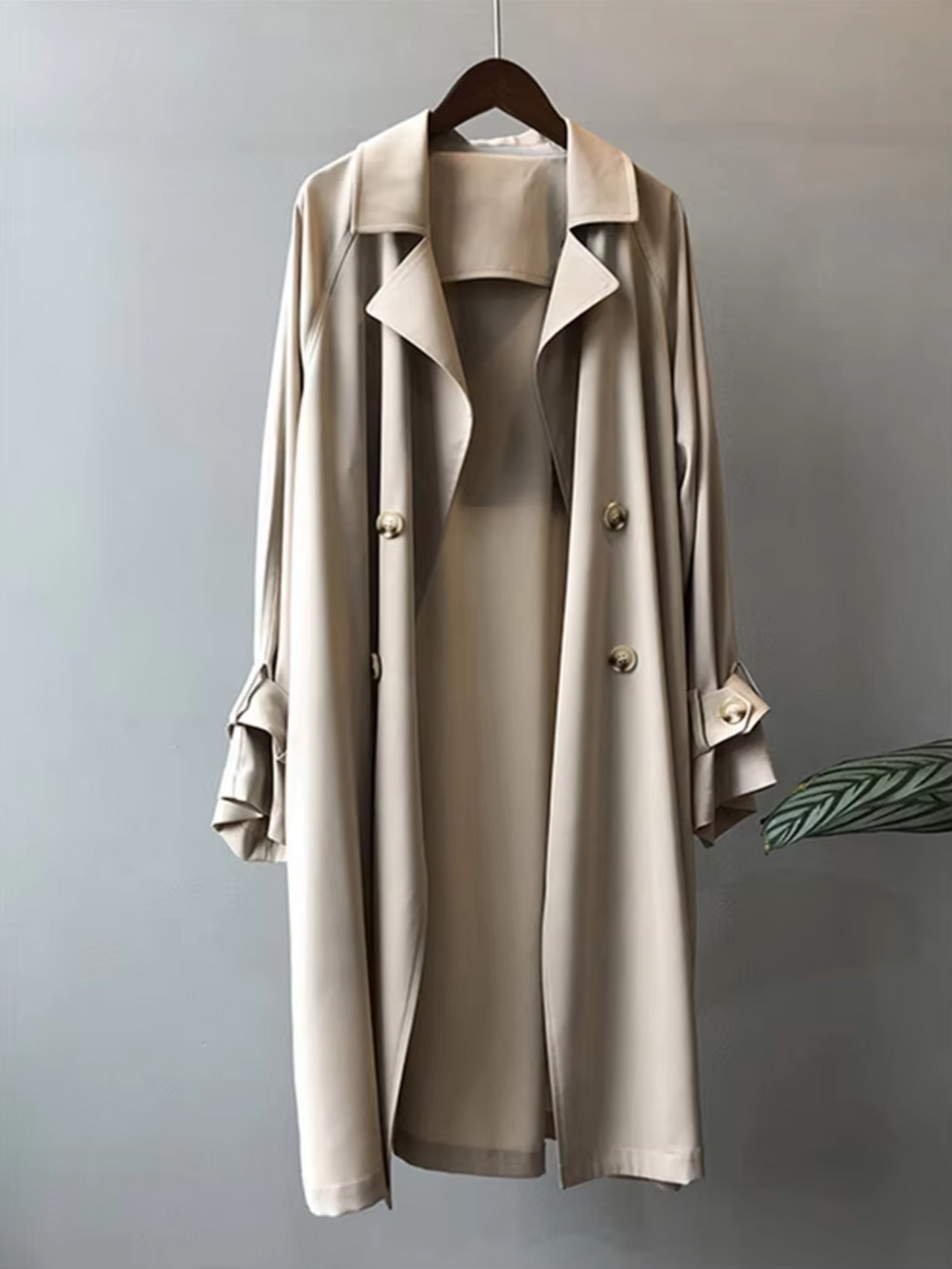 Juliane | Timeless Long Waterproof Trench Coat 1