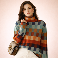 Charise | Morbido e Colorato Maglione a Collo Alto