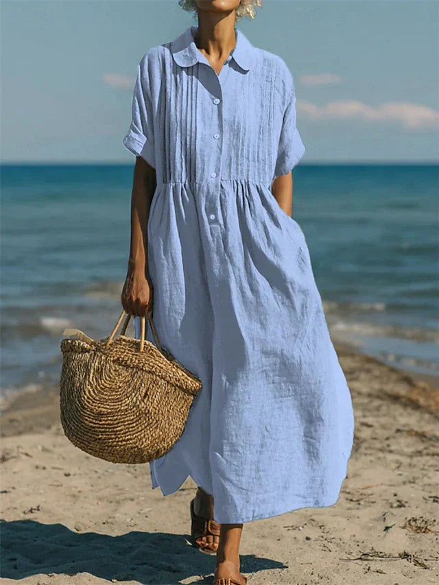 Klaudia | Lightweight & Breathable Women Shirt Dress 1