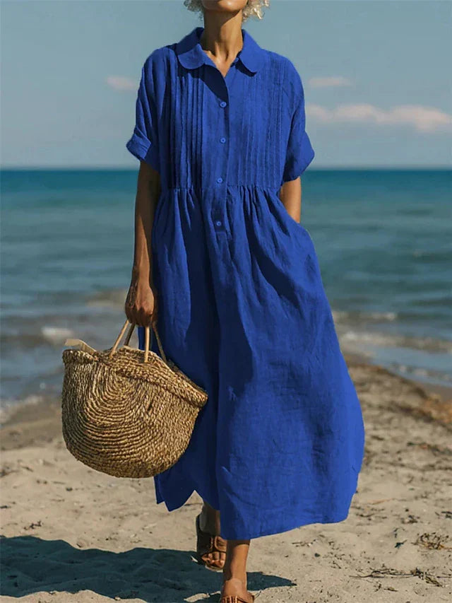 Klaudia | Lightweight & Breathable Women Shirt Dress 2