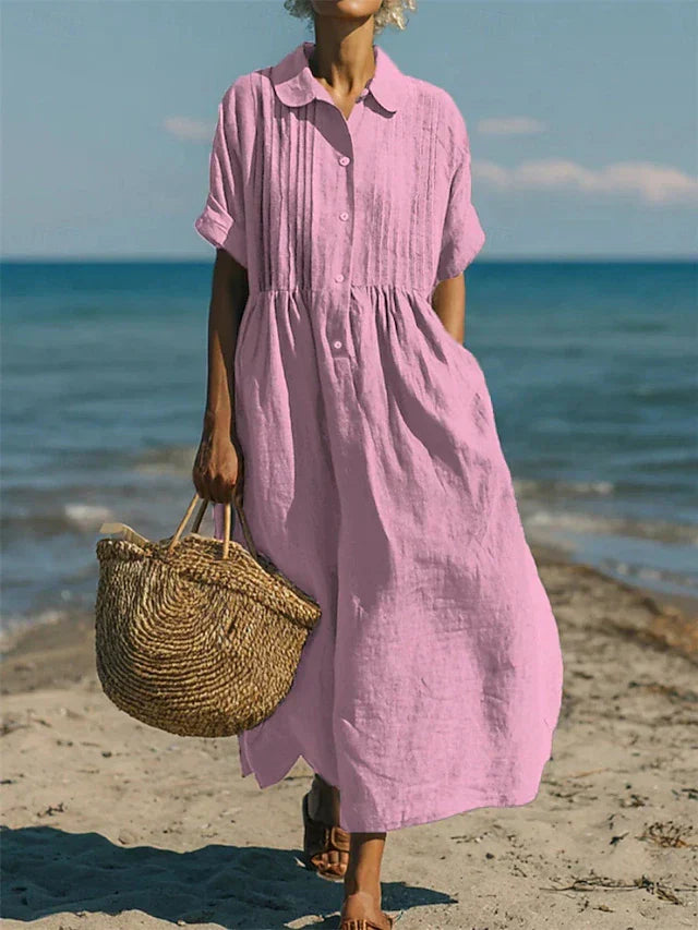 Klaudia | Lightweight & Breathable Women Shirt Dress 3