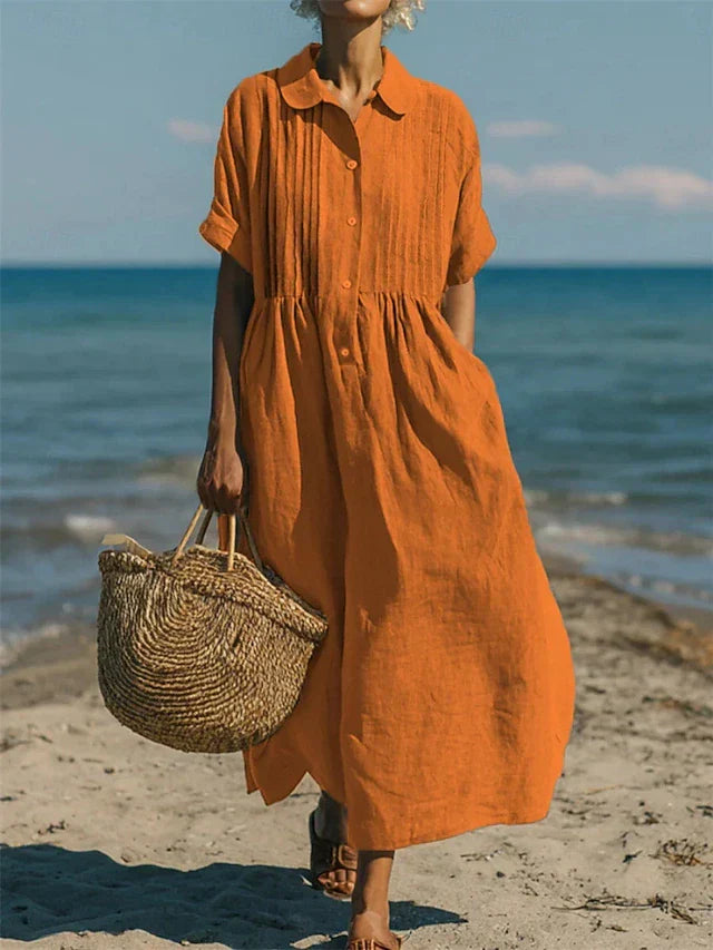 Klaudia | Lightweight & Breathable Women Shirt Dress 4