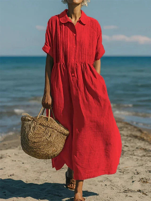 Klaudia | Lightweight & Breathable Women Shirt Dress 5