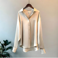 Gisela | Elegante camicia di seta a maniche lunghe