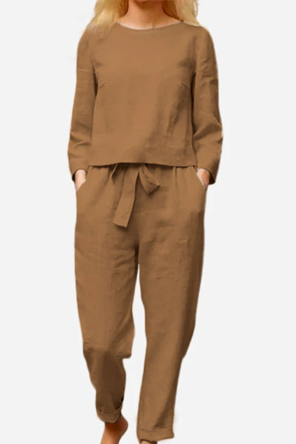 Lauren | Two Piece Set for Women - Linen Co Ord Set 1