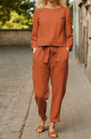 Lauren | Two Piece Set for Women - Linen Co Ord Set 5