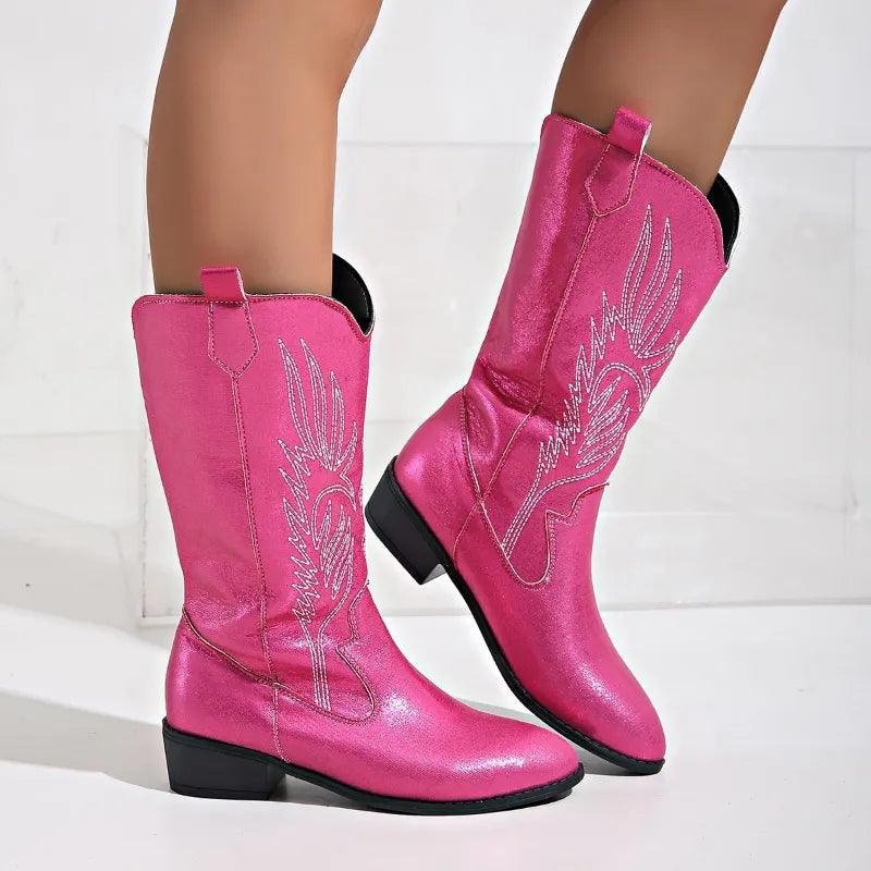 Leah | Classic Western Cowboy Boots 9