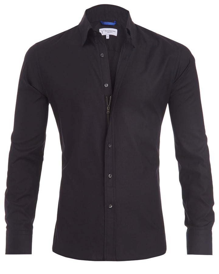 Levi | Men's Zip Fit Shirt – Tailored Comfort, Hidden Zipper Design 9