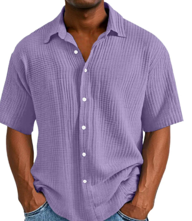 Levi | Waffle knit breathable relaxation shirt 6