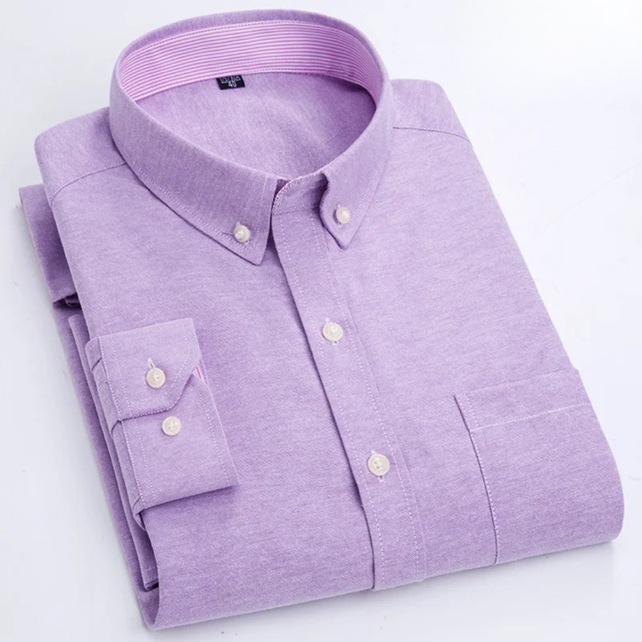Liam | Classic and versatile Oxford long-sleeved shirt for men 2