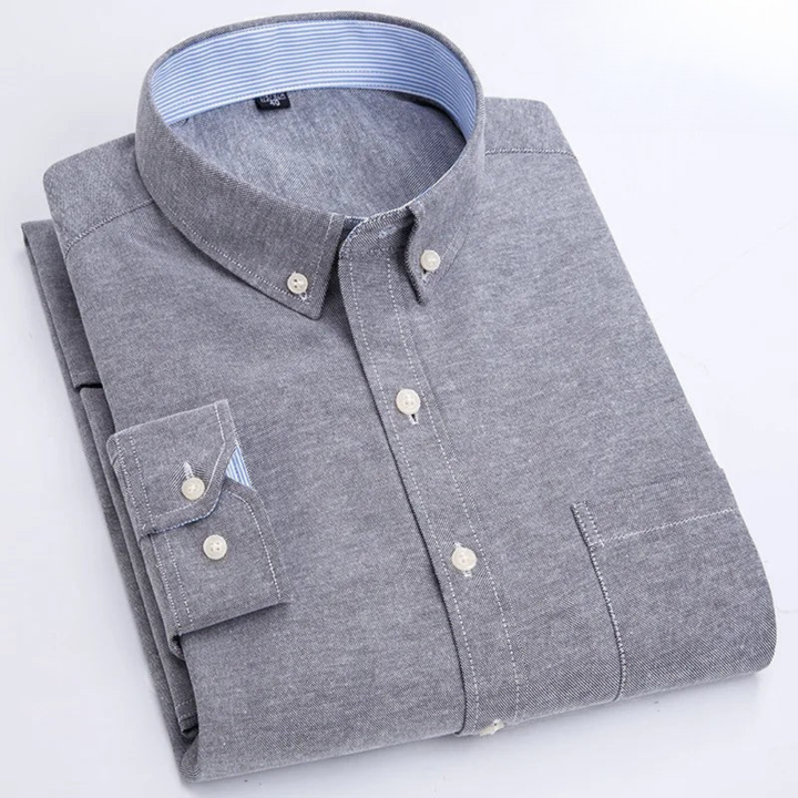 Liam | Classic and versatile Oxford long-sleeved shirt for men 3