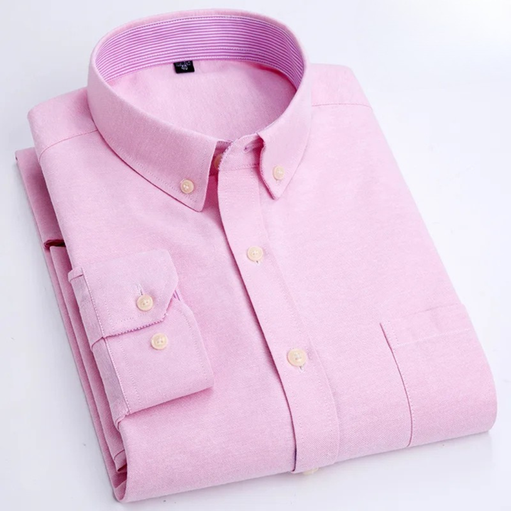 Liam | Classic and versatile Oxford long-sleeved shirt for men 5
