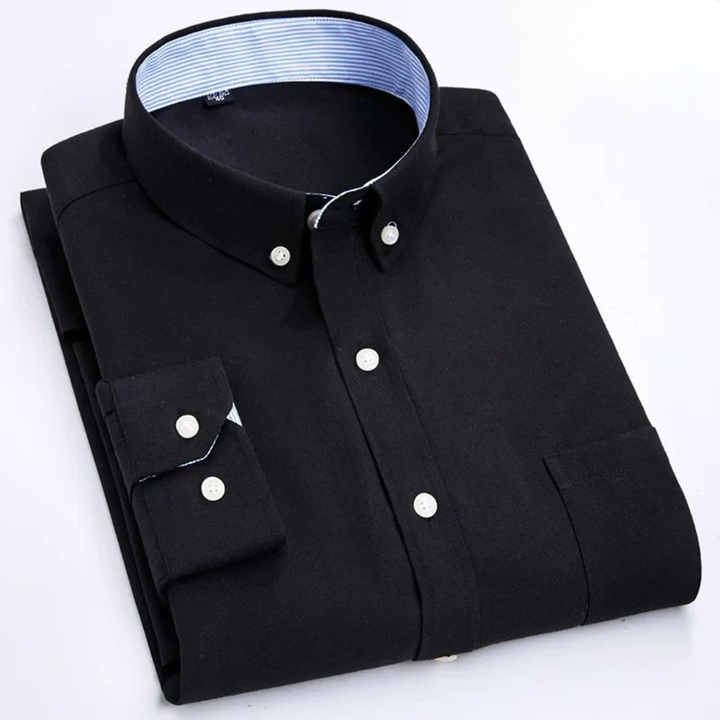 Liam | Classic and versatile Oxford long-sleeved shirt for men 9