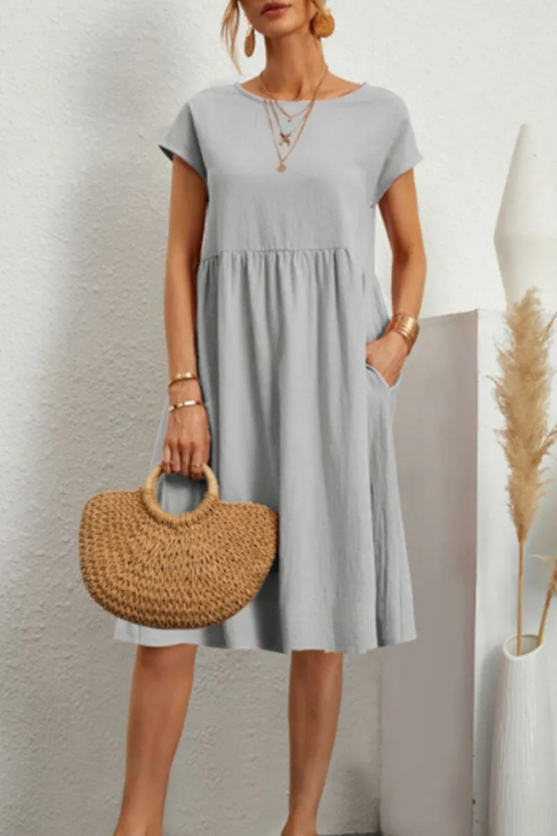 Lilian | Casual Midi Dress for Women Lightweight Summer Style 5