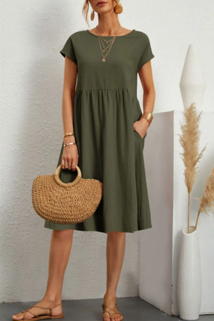 Lilian | Casual Midi Dress for Women Lightweight Summer Style 9