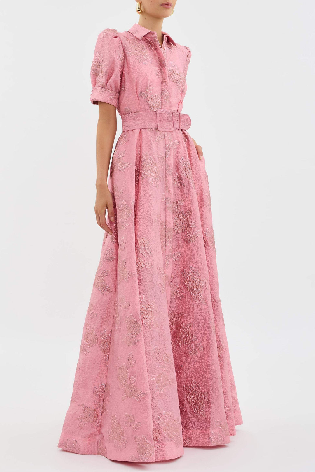 Lily | Chic and Elegant Floral Dress with Belted Waist 3