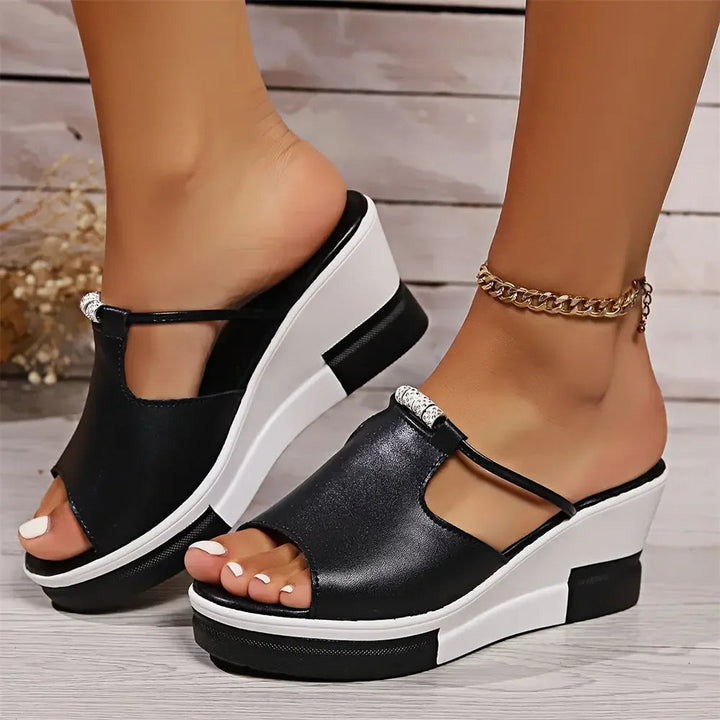 Lily | Elegant Supportive Orthopedic Wedge Sandals 0