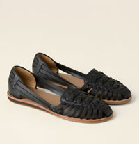 Claire | Woven Closed-Toe Slip-On Comfort Sandals