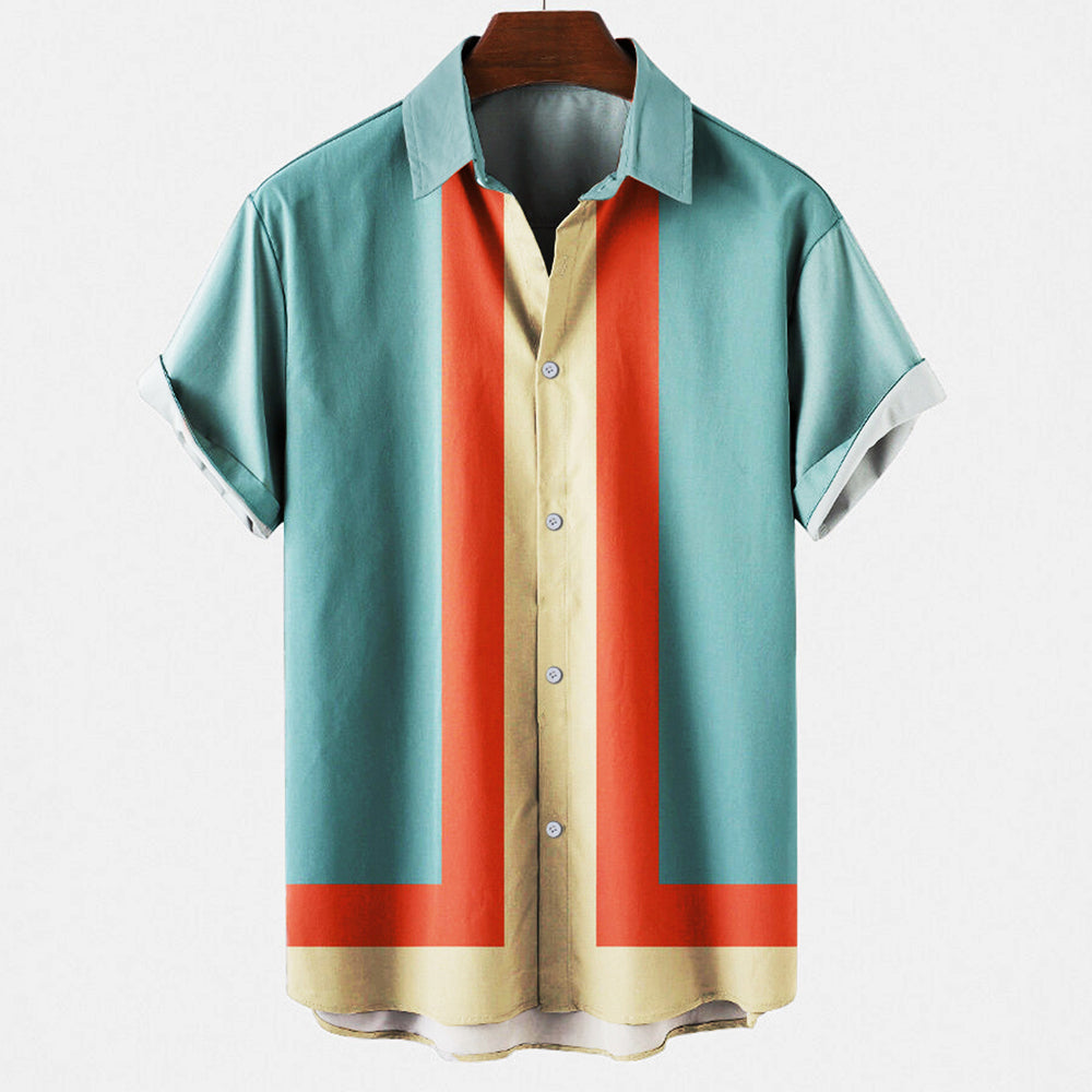 Lorenzo | Men’s Shirt – Retro Multicolor, Comfortable &amp; Stylish 6