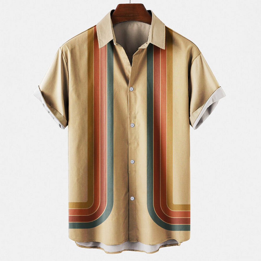 Lorenzo | Men’s Shirt – Retro Multicolor, Comfortable &amp; Stylish 7