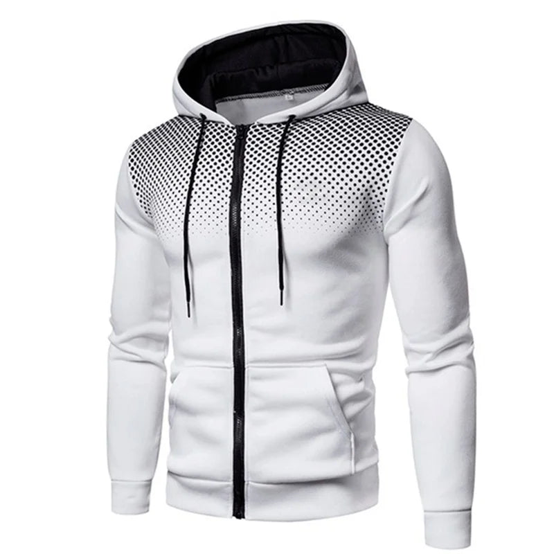 Lucas | Sporty and dynamic zip-up hoodie for men 0
