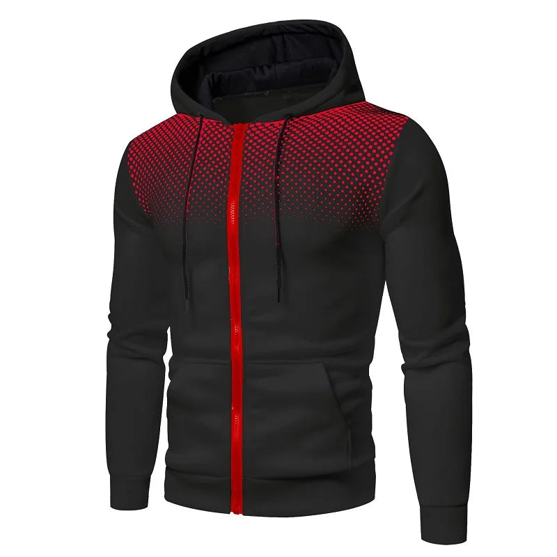 Lucas | Sporty and dynamic zip-up hoodie for men 10