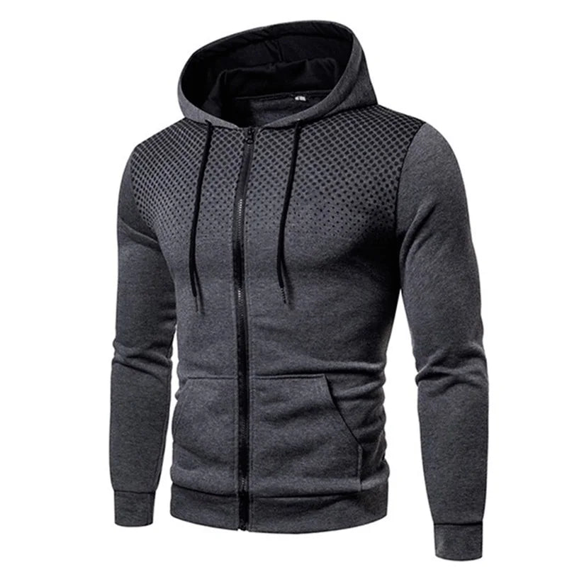 Lucas | Sporty and dynamic zip-up hoodie for men 11