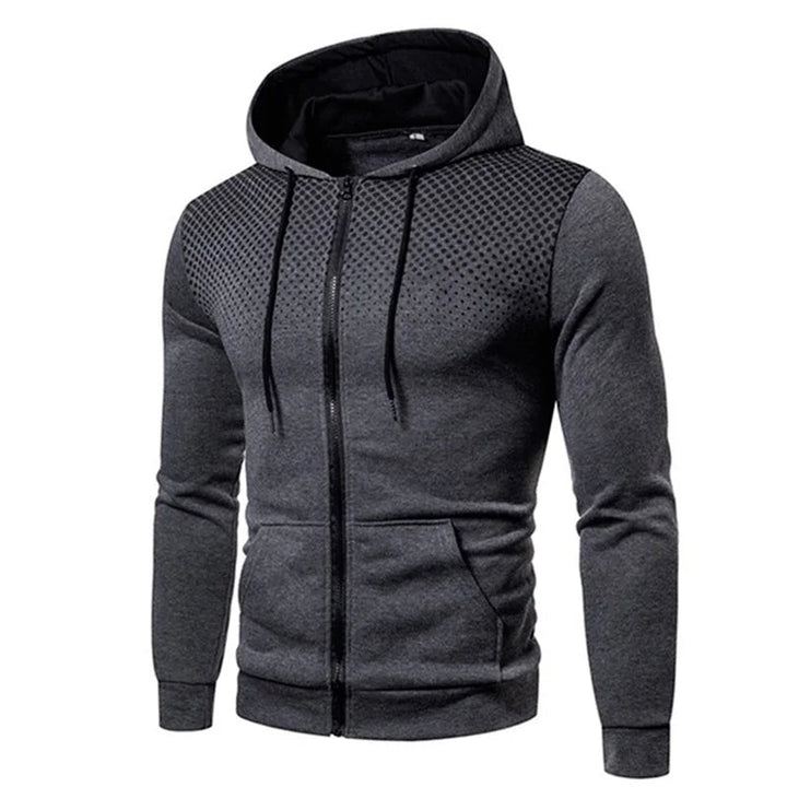 Lucas | Sporty and dynamic zip-up hoodie for men 11