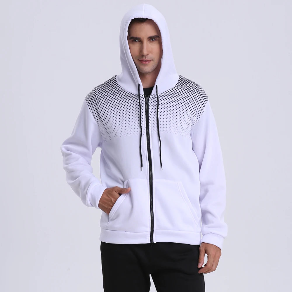 Lucas | Sporty and dynamic zip-up hoodie for men 2