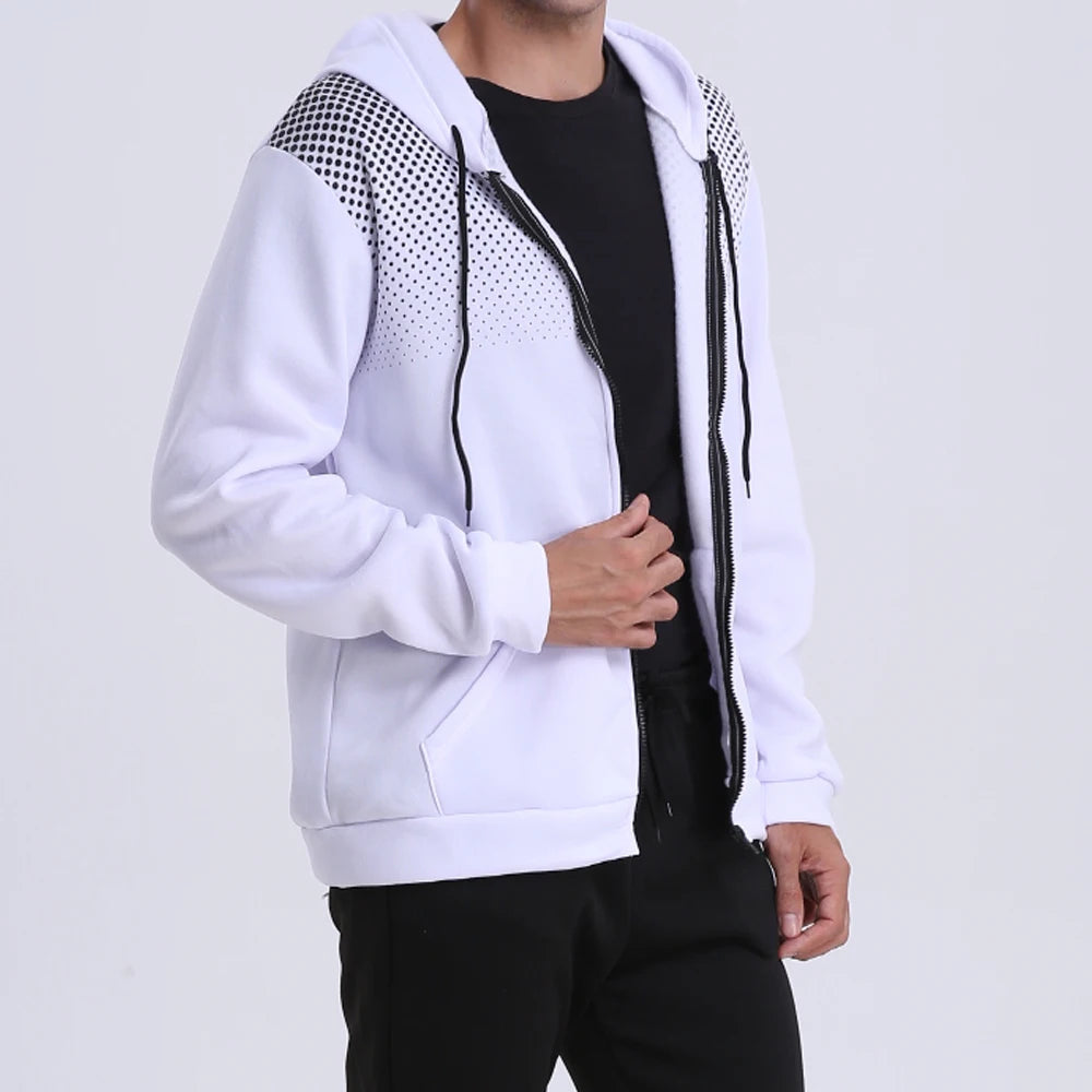 Lucas | Sporty and dynamic zip-up hoodie for men 3