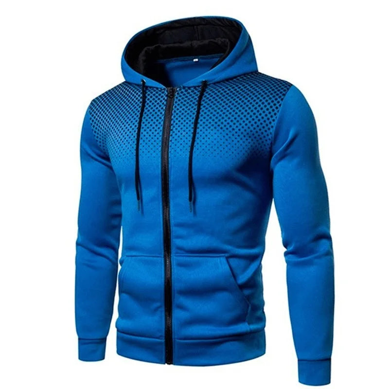 Lucas | Sporty and dynamic zip-up hoodie for men 8