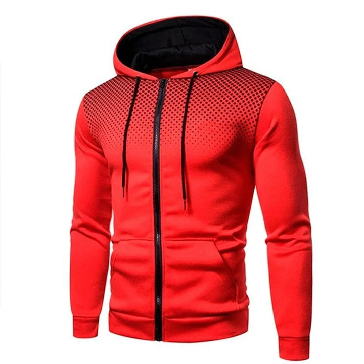 Lucas | Sporty and dynamic zip-up hoodie for men 9
