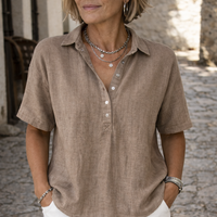 Lily | Lightweight Linen Blouse With Effortless Summer Style