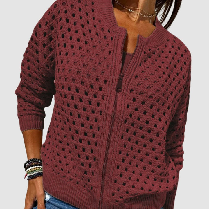 Luna | Breathable and Cozy Casual Zip-Up Cardigan 5