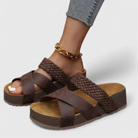 Madison | Orthopedic Platform Cross-Strap Comfort Sandals