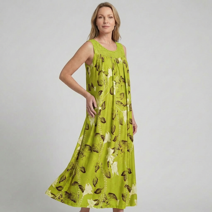 Lunara | Elegant Floral Maxi Dress for Women – Flattering, Lightweight &amp; Perfect for Summer 2