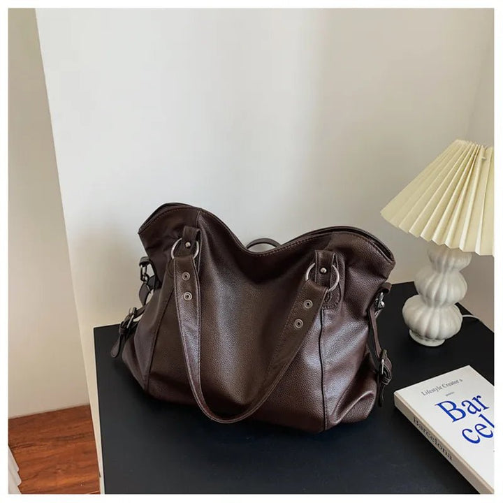 Madeline | Large Capacity Leather Tote Bag 3
