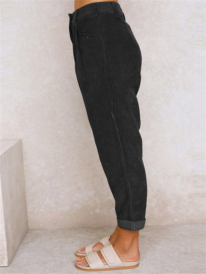 Maple | Corduroy trousers with straight legs 2